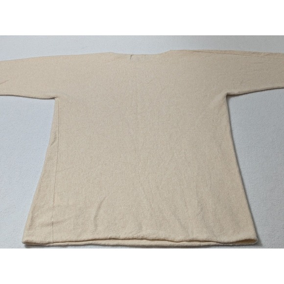 Bartolini Sweater Womens Med Beige  Pullover Dolman Sleeve Wool Cashmere Silk - Picture 7 of 11